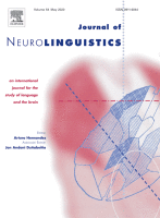 Journal of Neurolinguistics cover