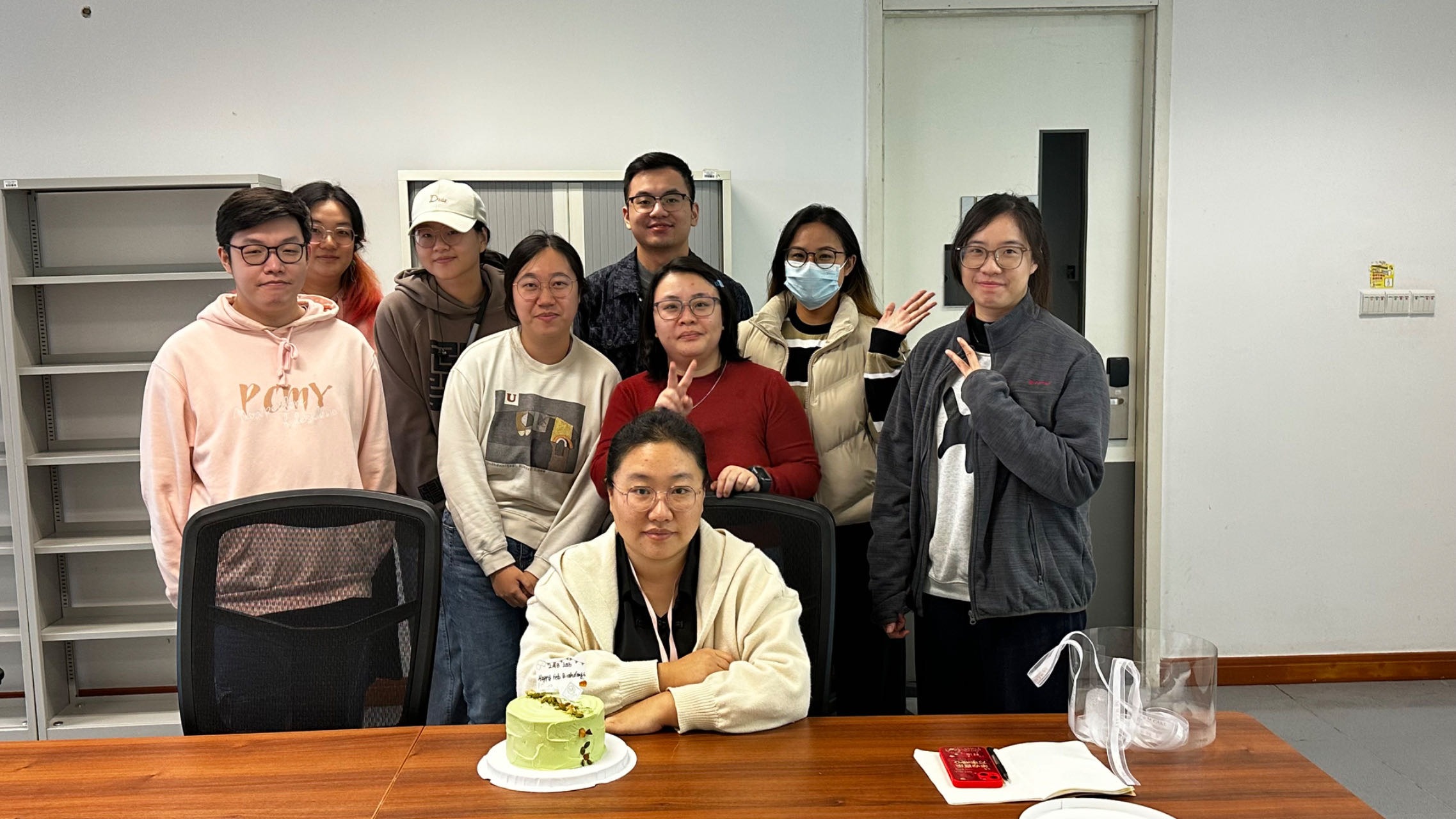 LAB Lab Meeting and Birthday Celebration (click for full size)