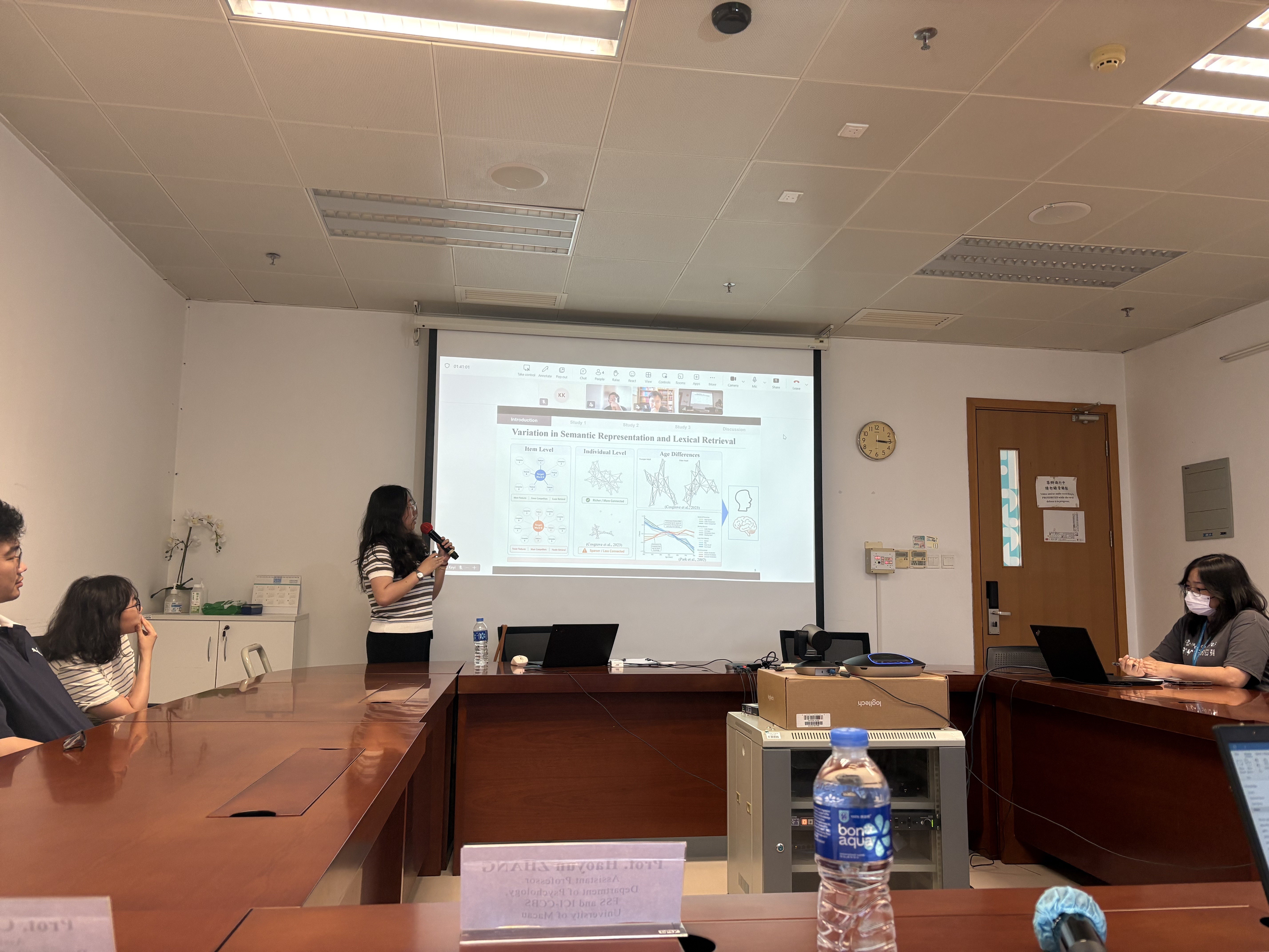 Dr. KANG Presenting Her Thesis (click for full size)